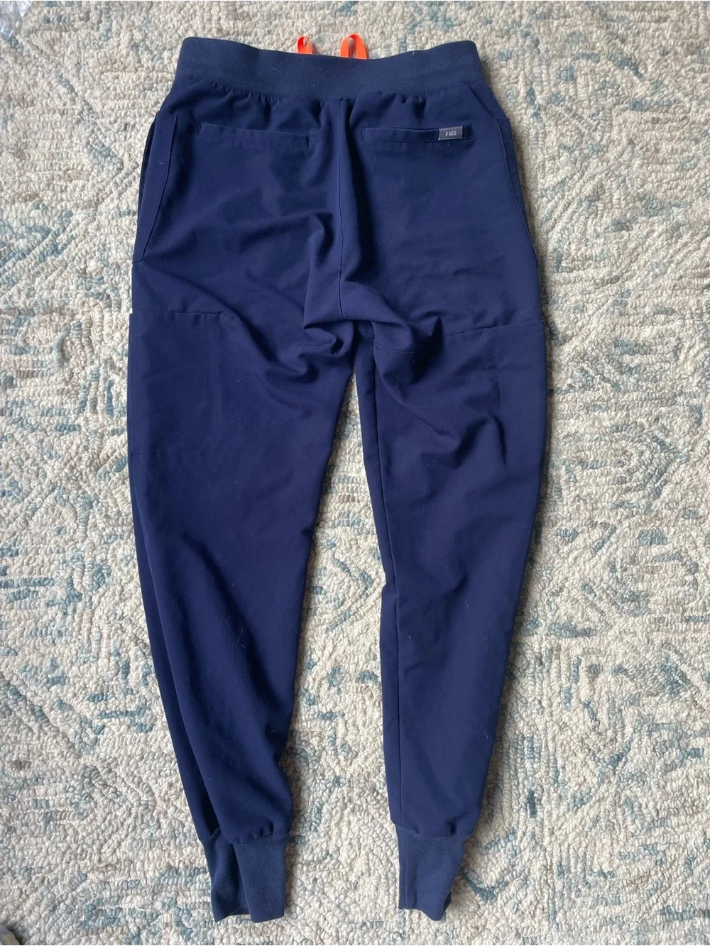 FIGS Mens Zamora Scrub Pant Blue Jogger Cargo Pockets Hospital Lab NursingSZ S/T